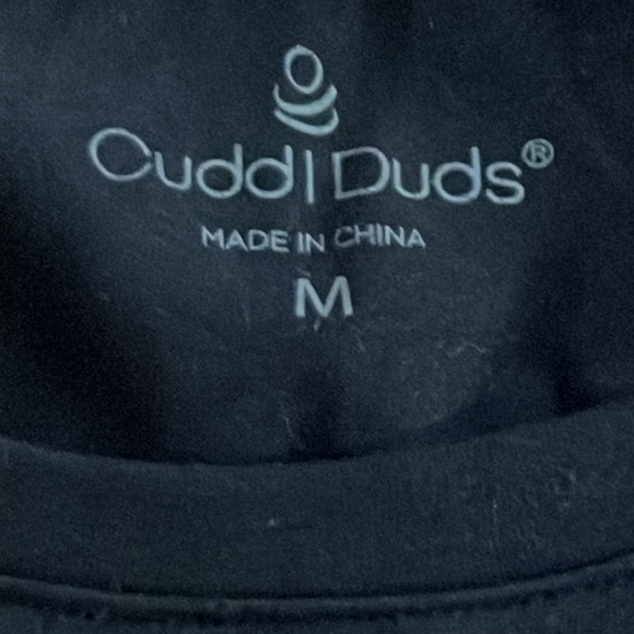 CuddlDuds Women's Black Short Sleeve Shirt Size Medium - Picture 3 of 7